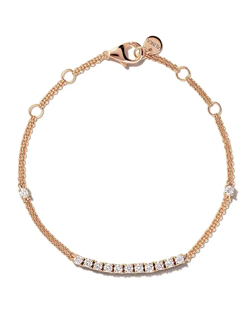 Alinka 18kt 'Riviera' Rotgoldarmband Gold