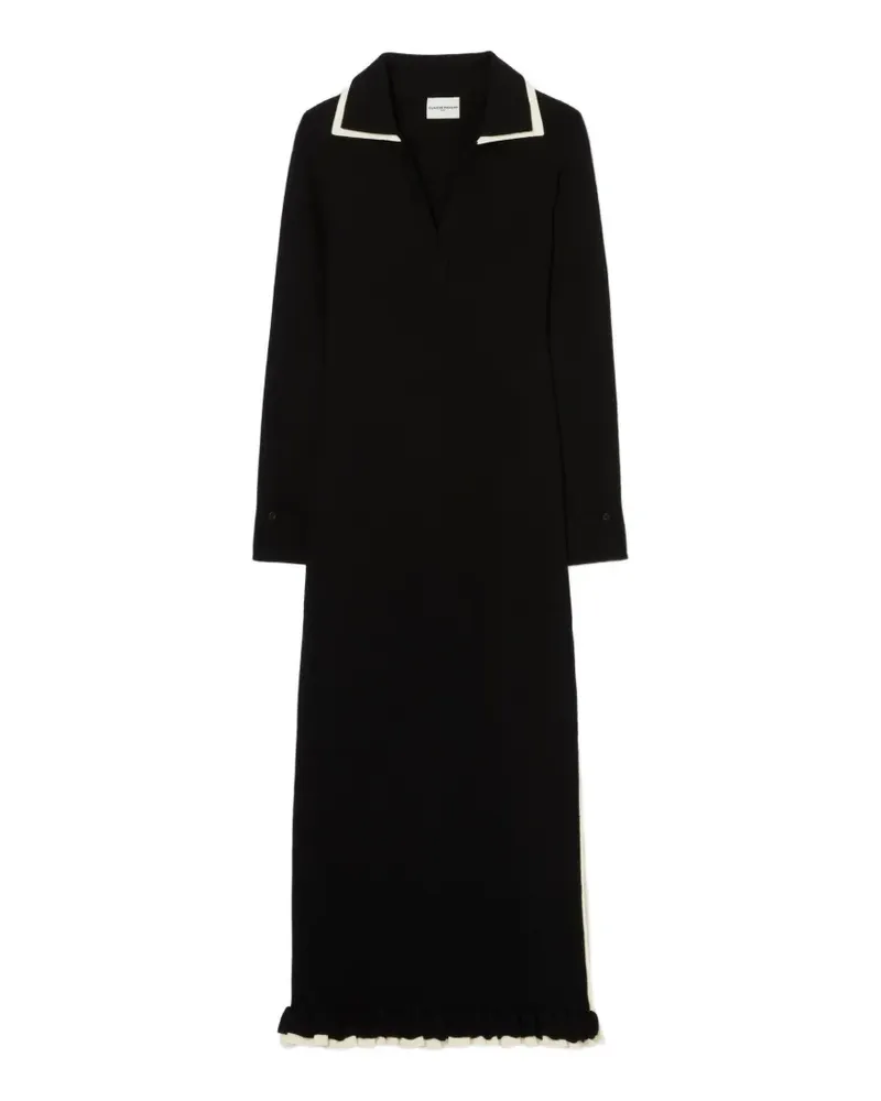 Claudie Pierlot Langes Strickkleid - Schwarz Schwarz