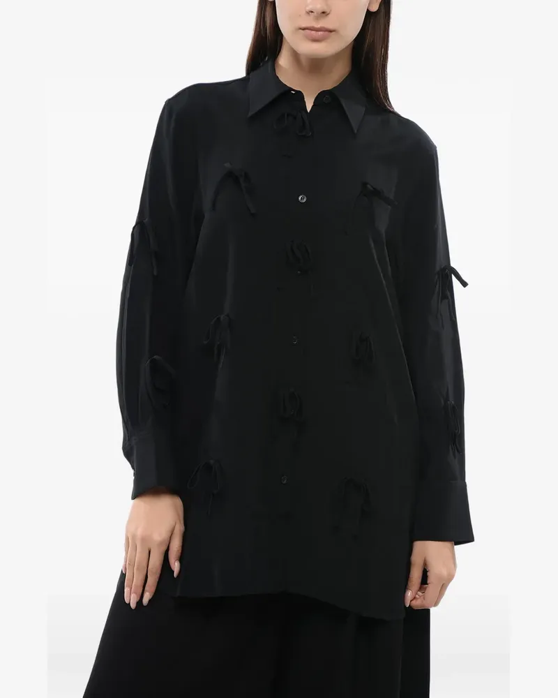 Viktor & Rolf bow-detail blouse - Schwarz Schwarz