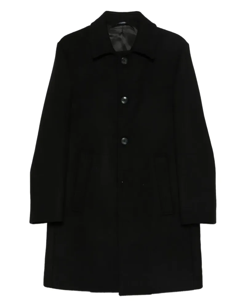 Daniele Alessandrini single-breasted coat - Schwarz Schwarz