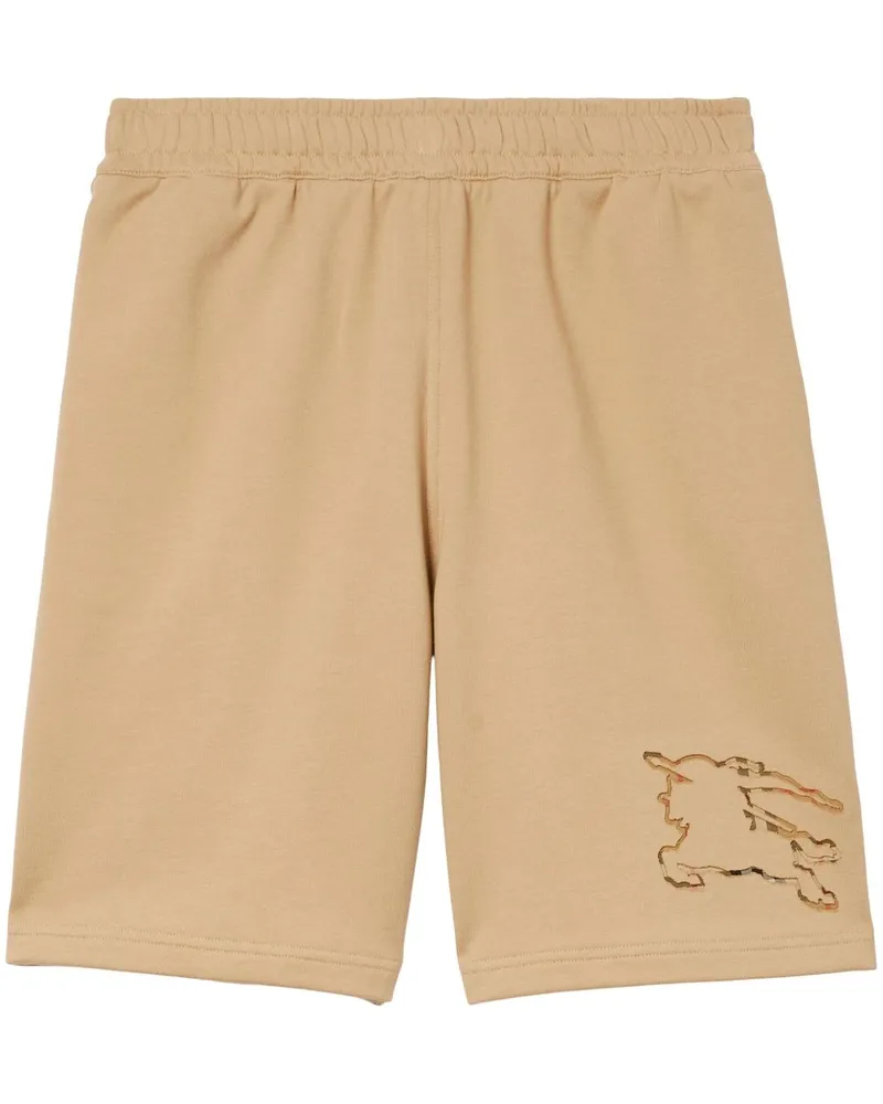 Burberry Joggingshorts mit Equestrian Knight-Detail - Nude Nude