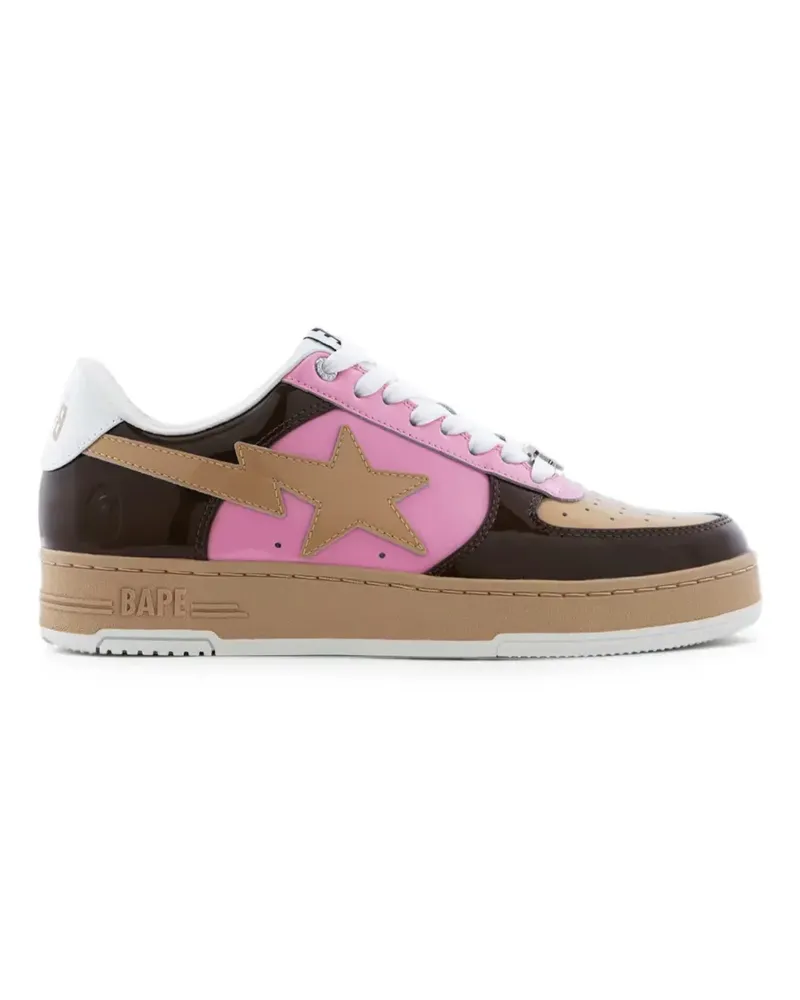 BAPE Bape Sta leather sneakers - Braun Braun