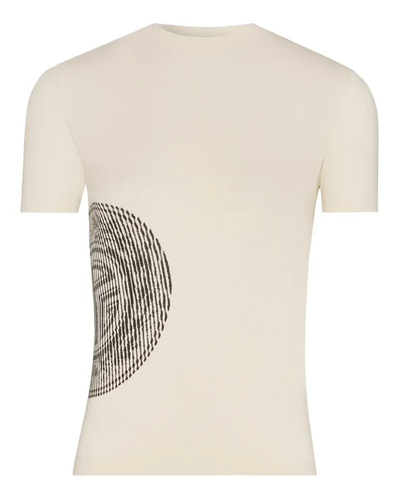 Jean Paul Gaultier T-Shirt mit Print - Nude Nude