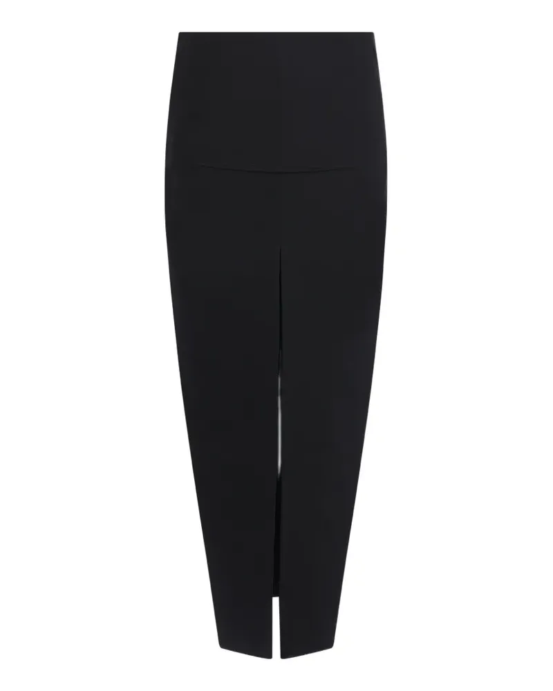 Rick Owens Midirock mit Schlitz - Schwarz Schwarz