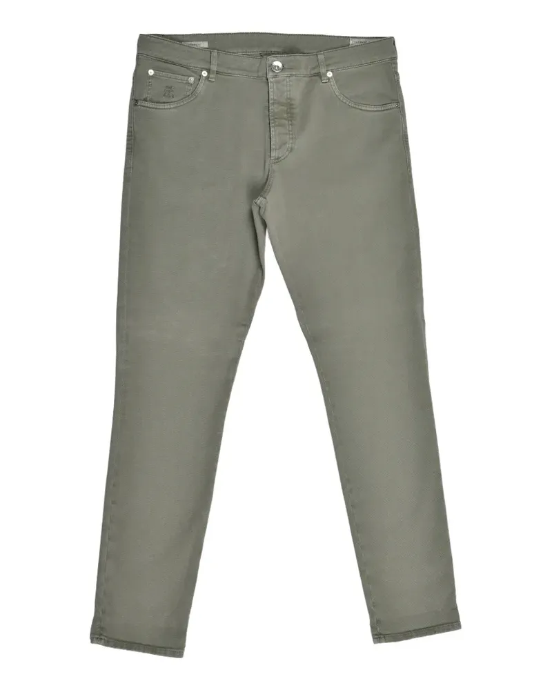 Brunello Cucinelli belt-loops jeans - Grün Grün