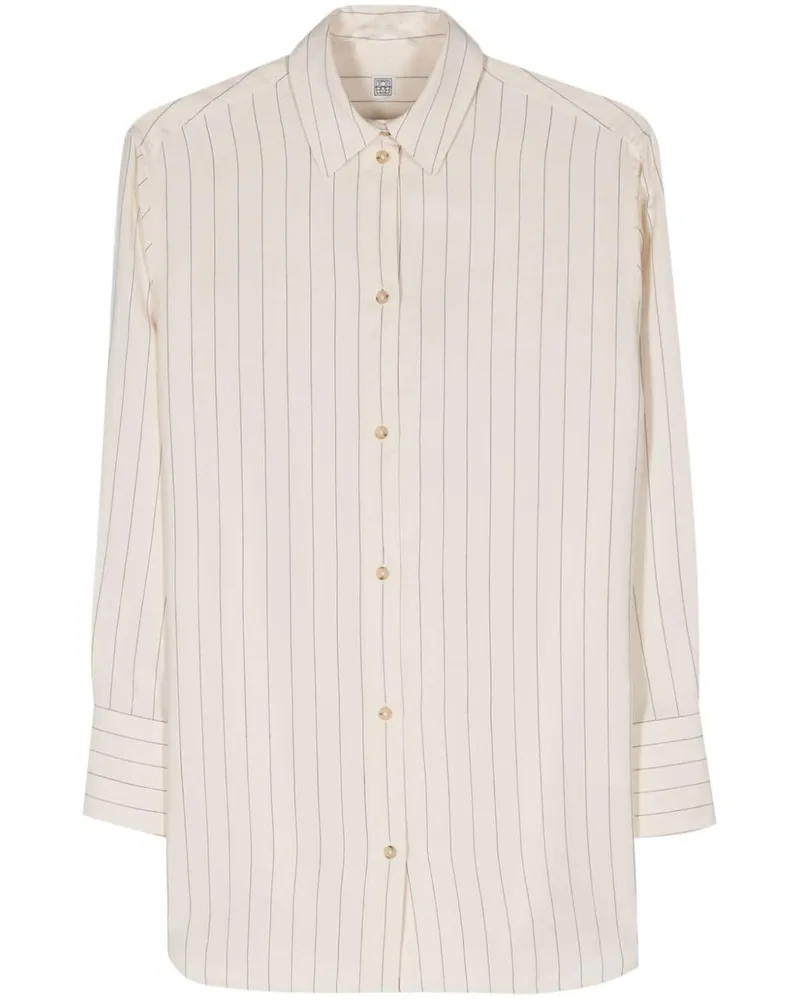 Totême Hemd mit Nadelstreifen - Nude Nude
