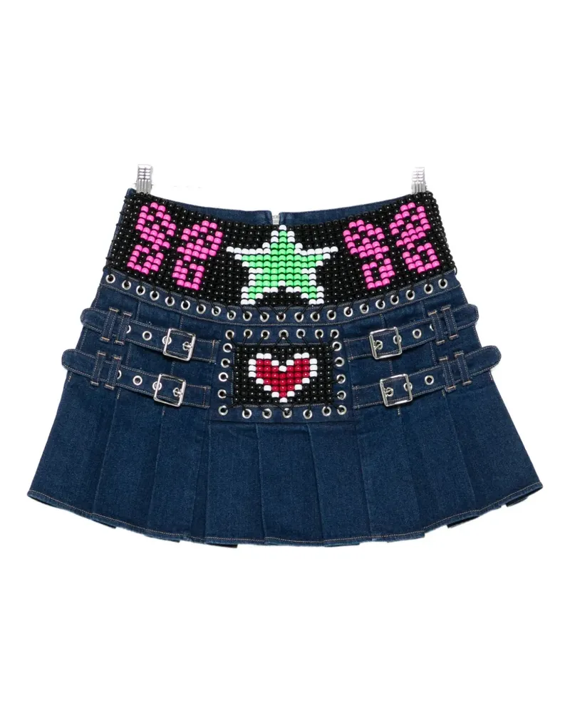 CHOPOVA LOWENA Patty mini skirt - Blau Blau