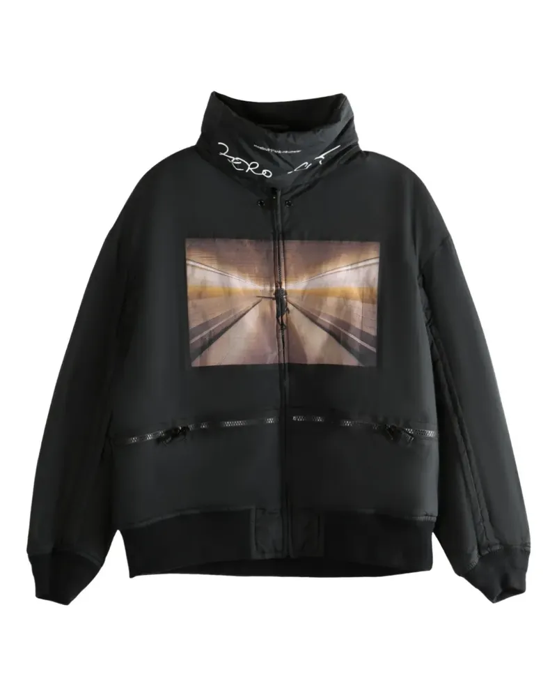 Undercover Jacke mit grafischem Print - Schwarz Schwarz