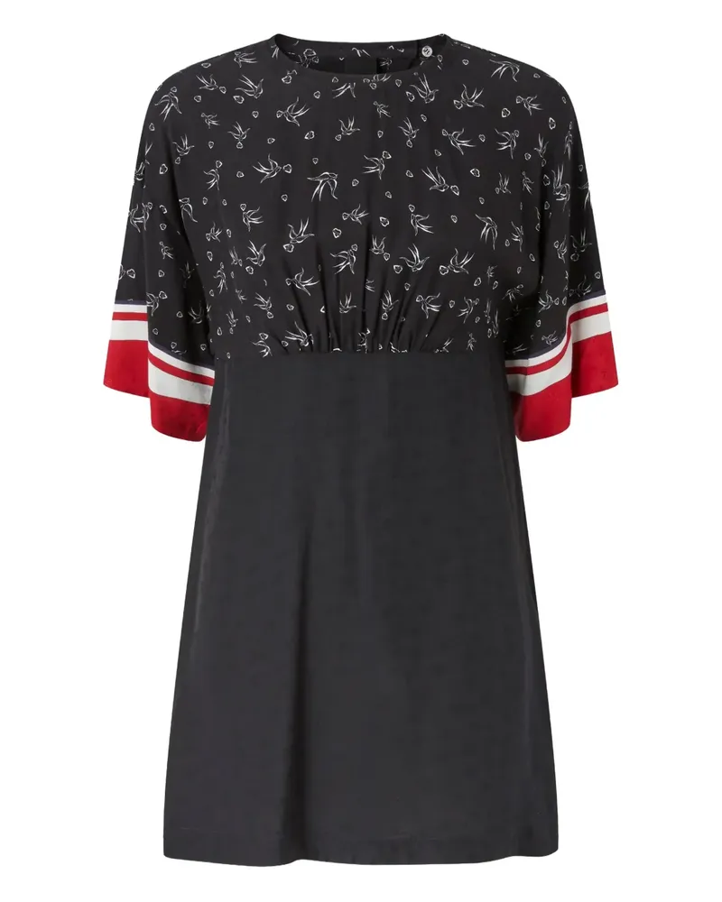 Pinko Minikleid mit Einsätzen - ZZ2 NERO/BIANCO Zz2