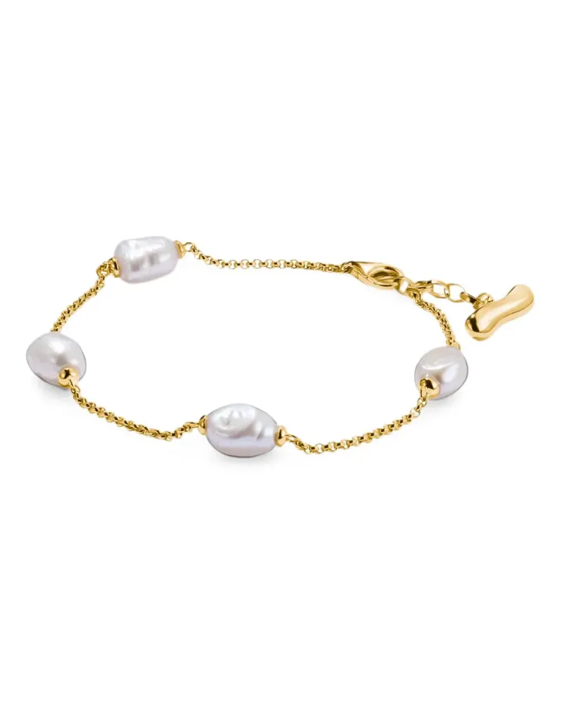 Thomas Sabo Natural Beauty pearl-embellished bracelet - Gold Gold