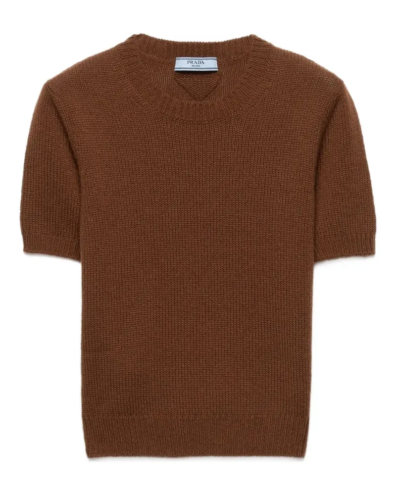 Prada Gerippter Kaschmirpullover - Braun Braun
