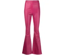 Lederhose mit hohem Bund - Rosa