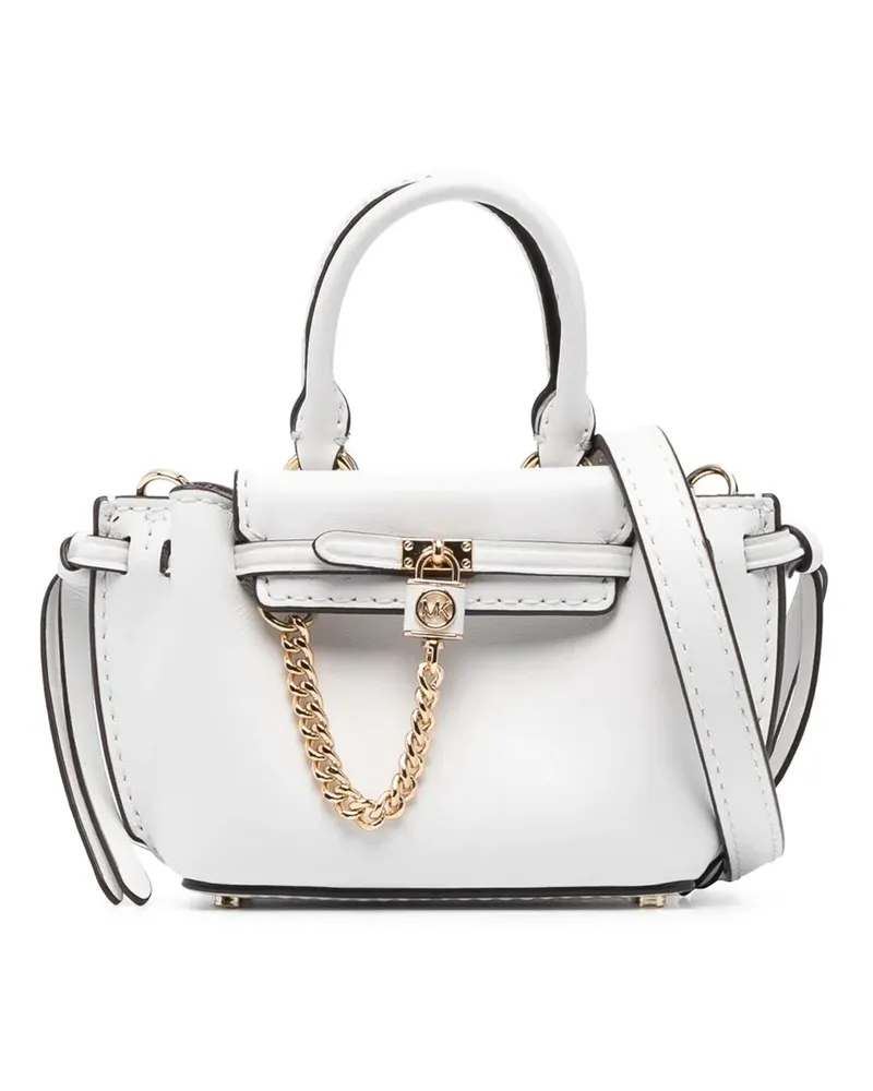 Michael Kors Mini-Tasche mit Kettendetail - Weiß Weiß