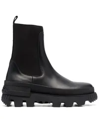 Moncler Chelsea-Boots mit Profilsohle Schwarz