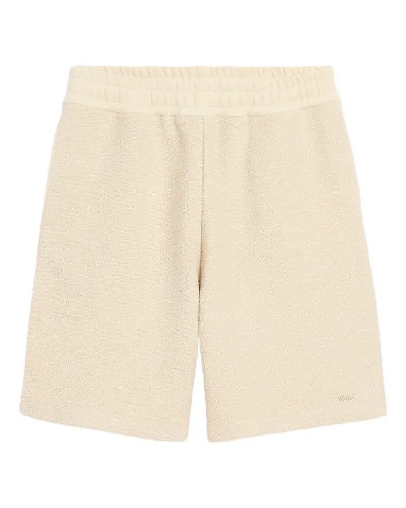 AMI Paris Curly Fleece-Shorts - Nude Nude