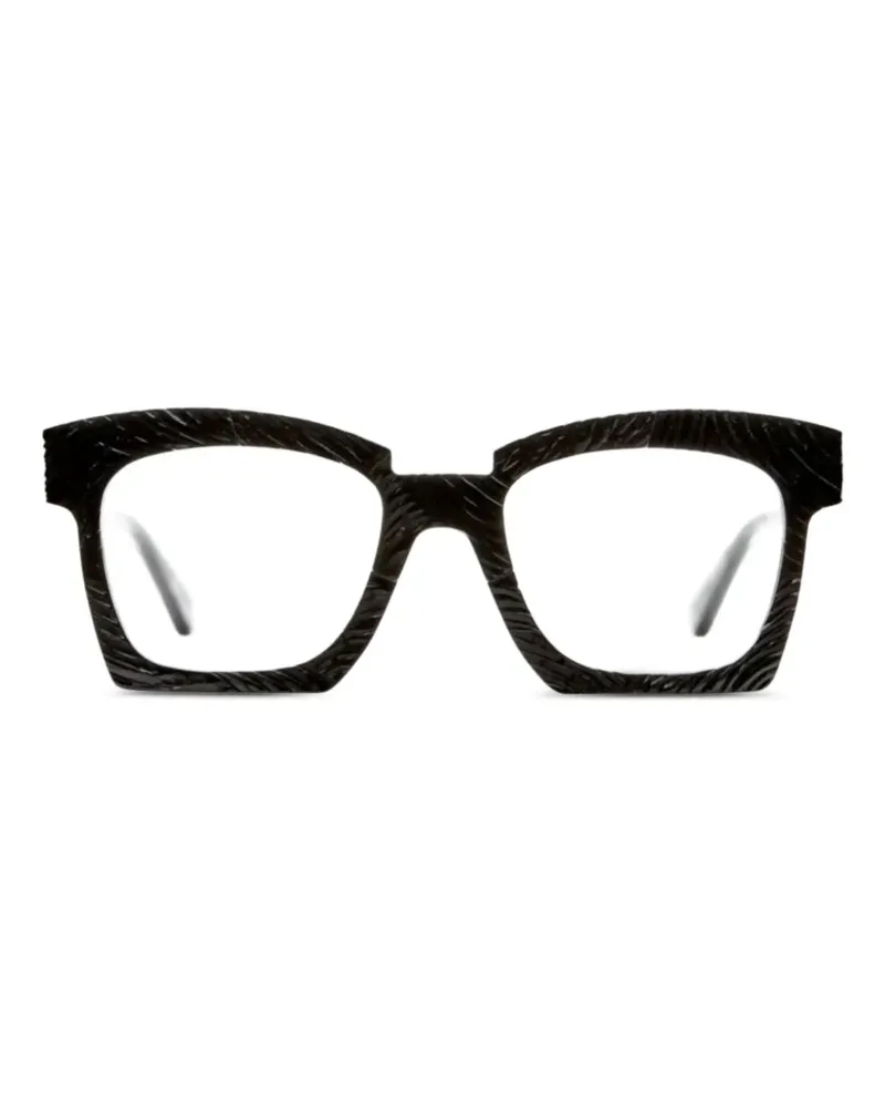 KUBORAUM K5 Brille mit eckigem Gestell - Silber Silber