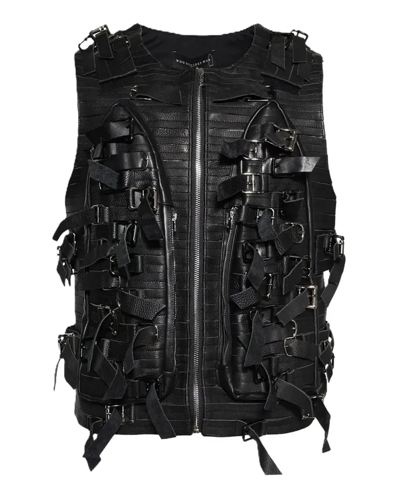 WHO DECIDES WAR Ultra Belt vest - Schwarz Schwarz