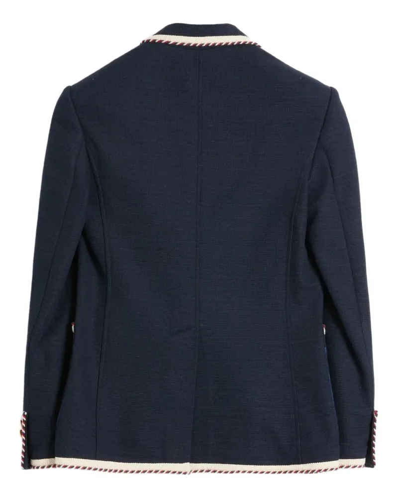 Valentino Garavani Einreihiges Sakko - Blau Blau