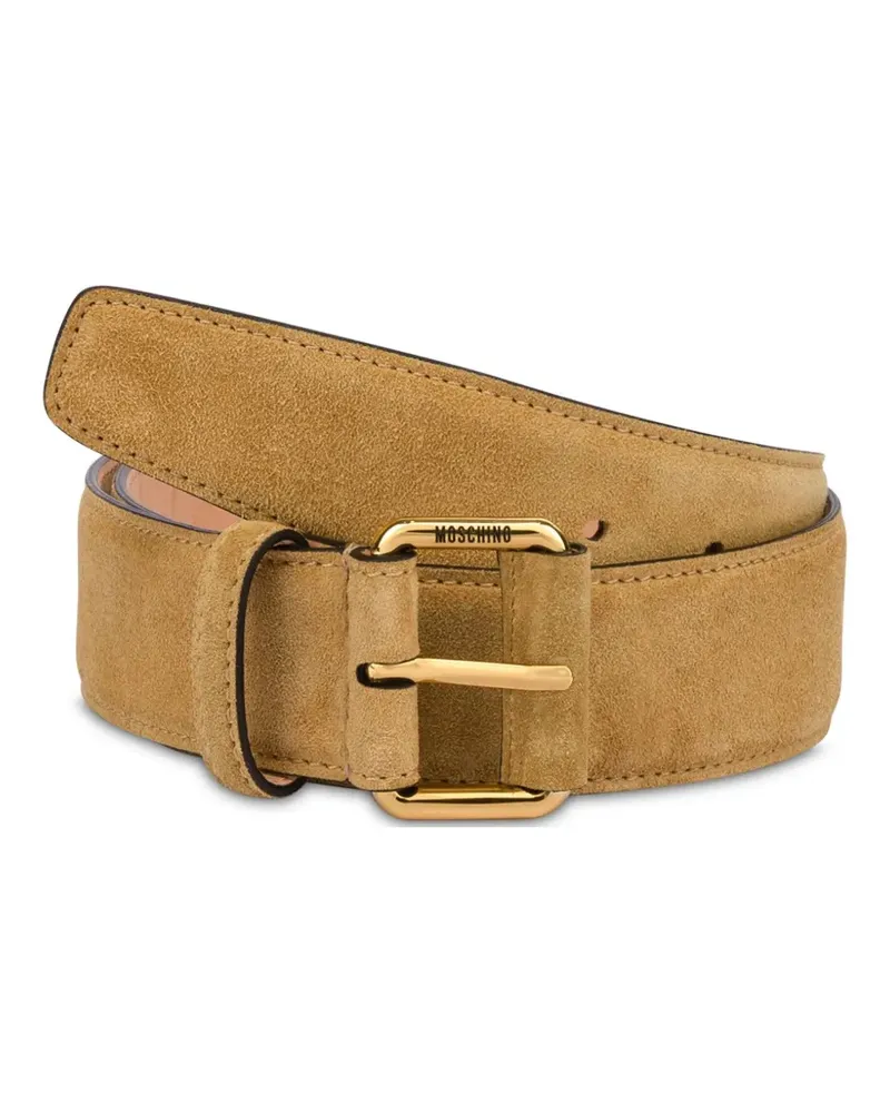 Moschino Gürtel aus Wildleder - Nude Nude