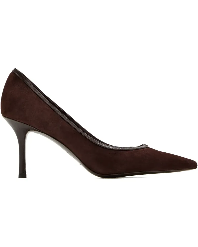 Tory Burch Pumps mit Double T-Schnalle 80mm - Braun Braun
