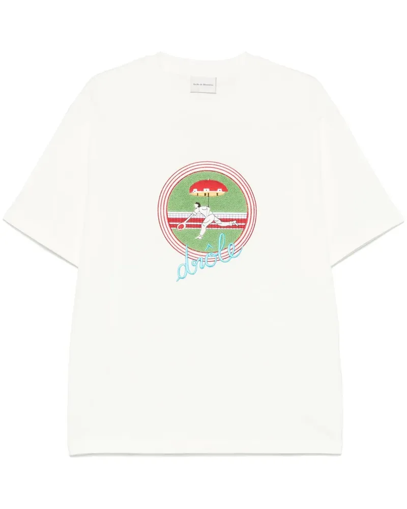 Drôle de Monsieur Le Tennis T-Shirt - Nude Nude