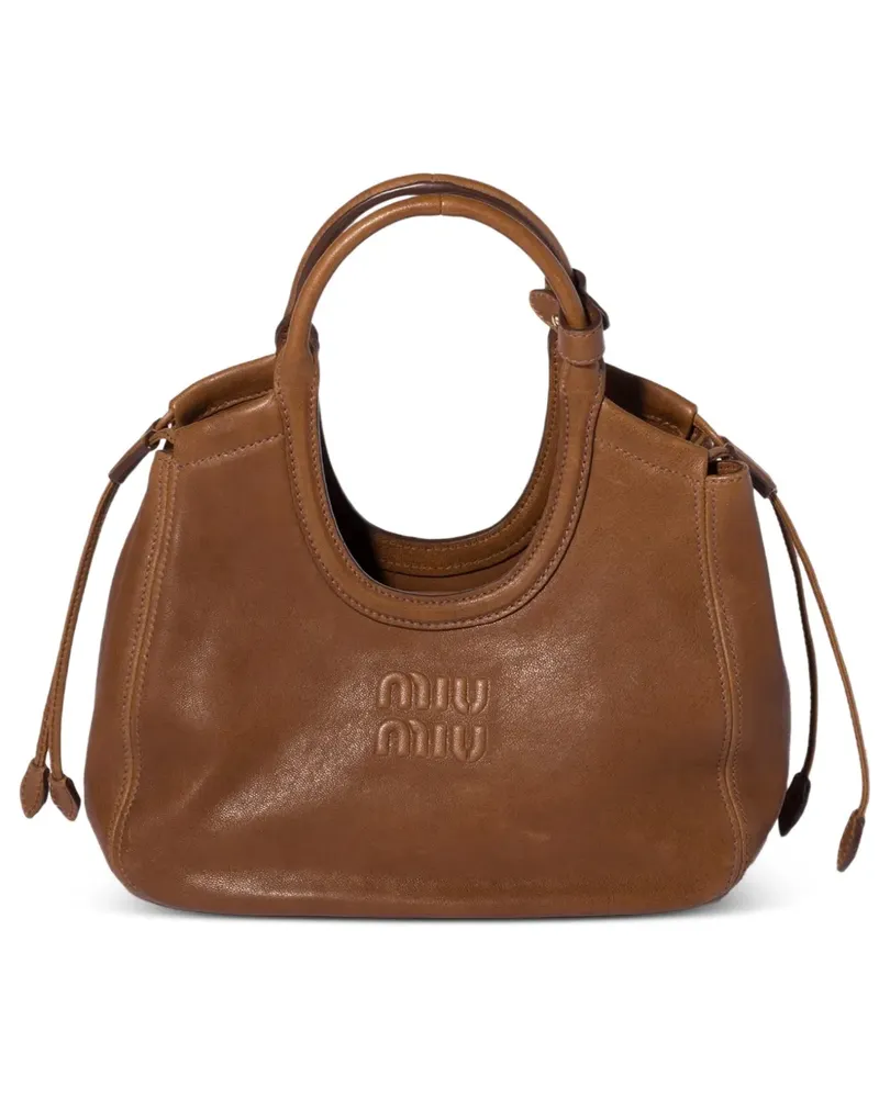 Miu Miu Ivy Tote Bag - Braun Braun