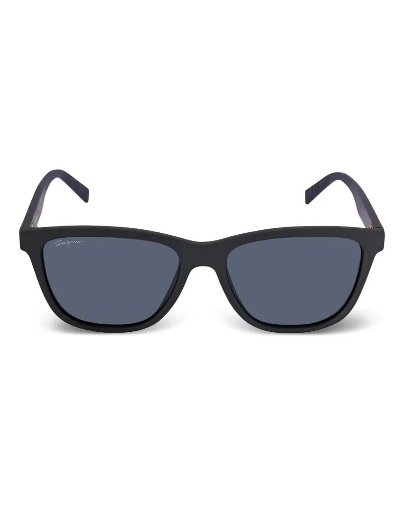 Ferragamo square-frame full-rim sunglasses - Schwarz Schwarz