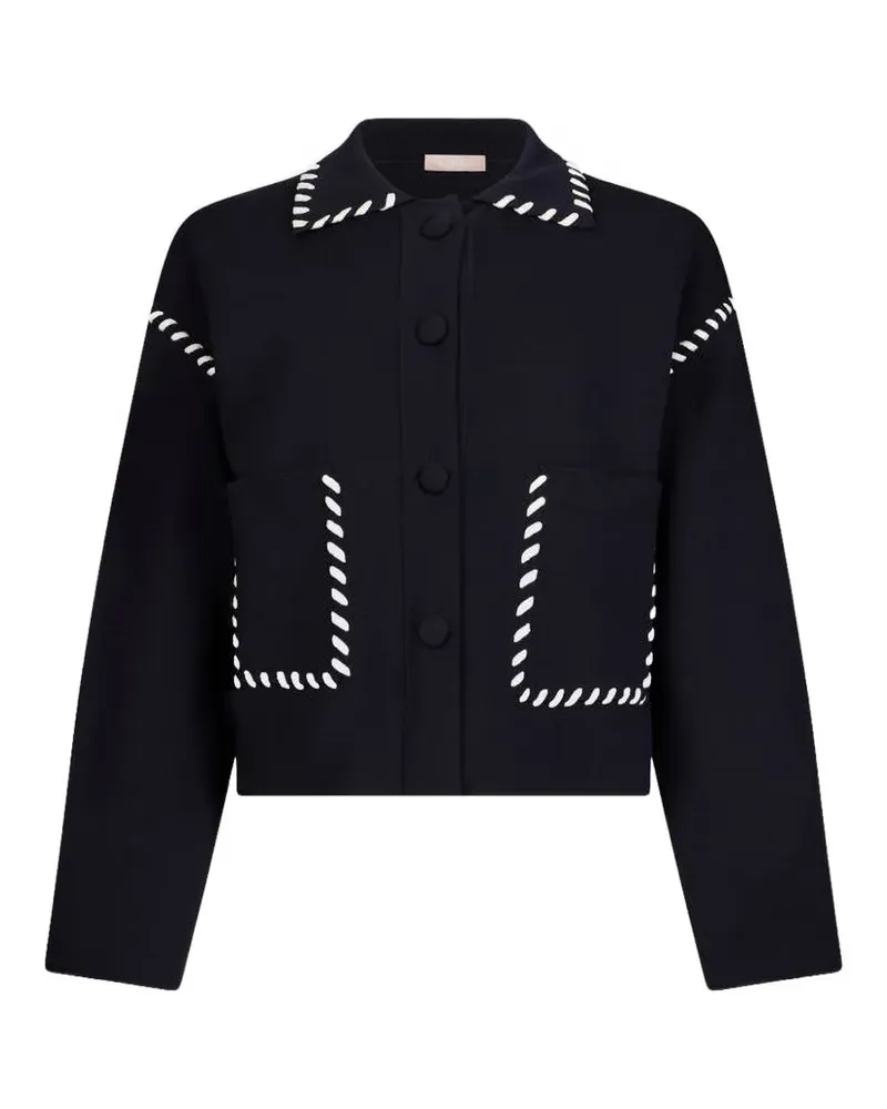 Liu Jo Gestrickte Jacke - Blau Blau