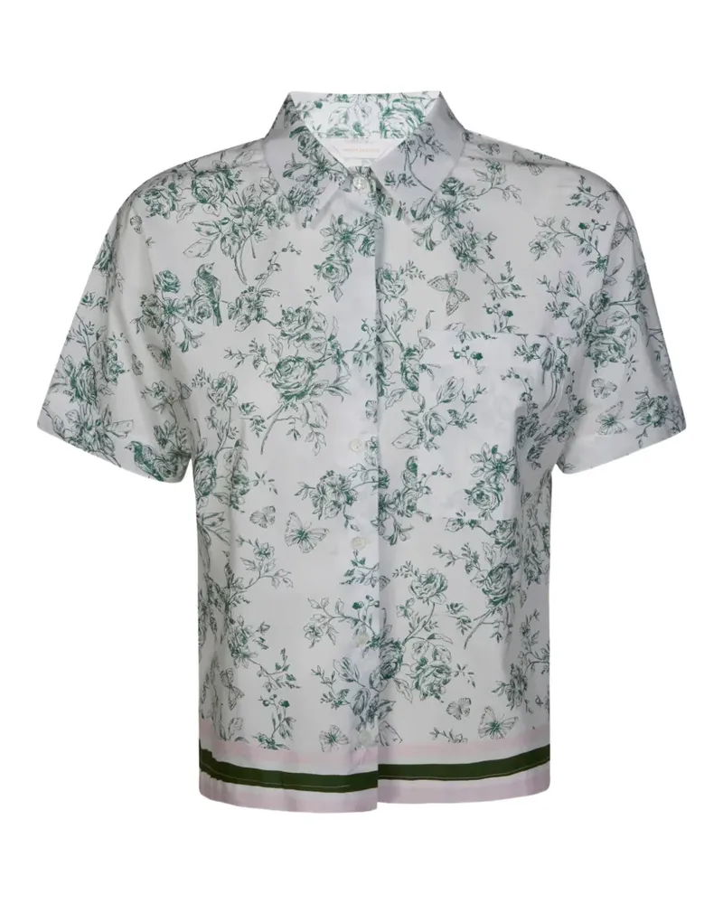 Robert Friedman Hemd mit Blumen-Print - Weiß Weiß