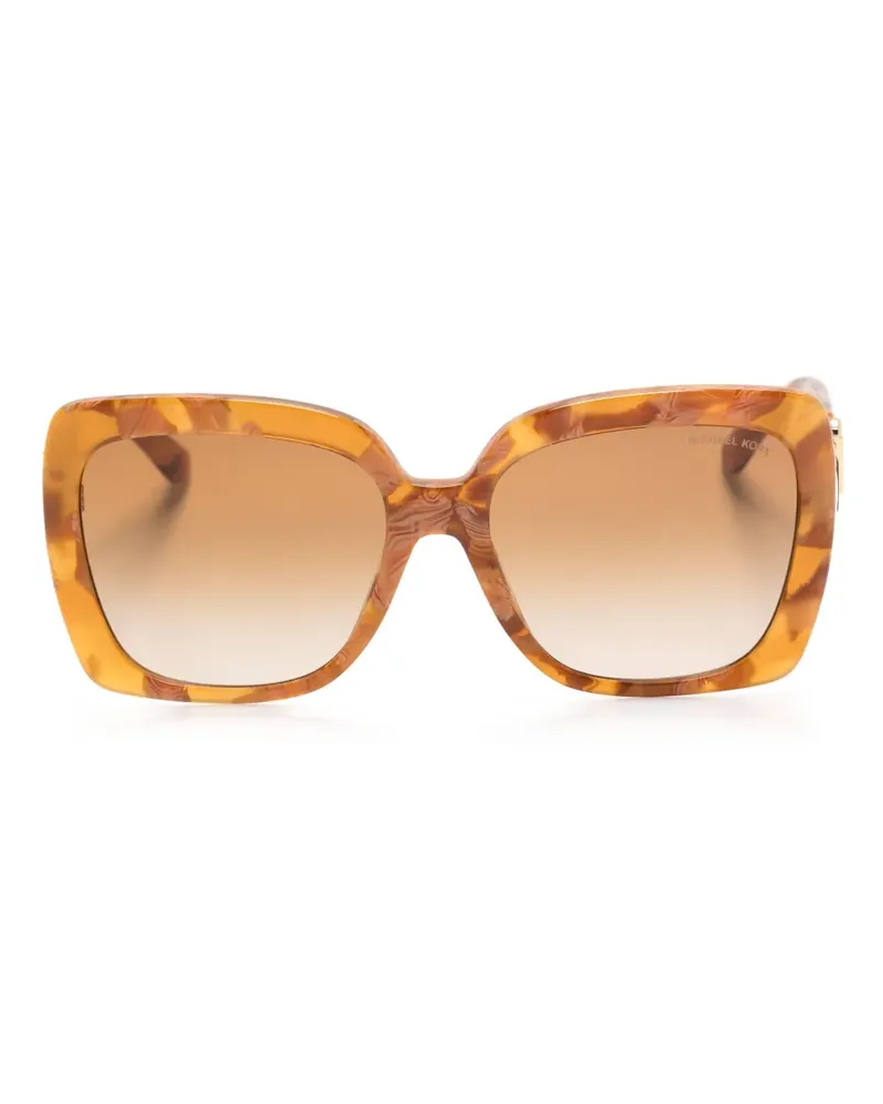 Michael Kors Sonnenbrille mit eckigem Gestell - Orange Orange