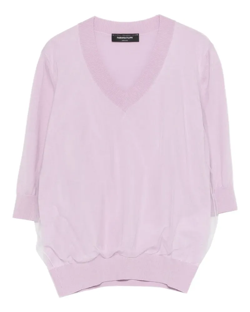 Fabiana Filippi V-neck top - Violett Violett
