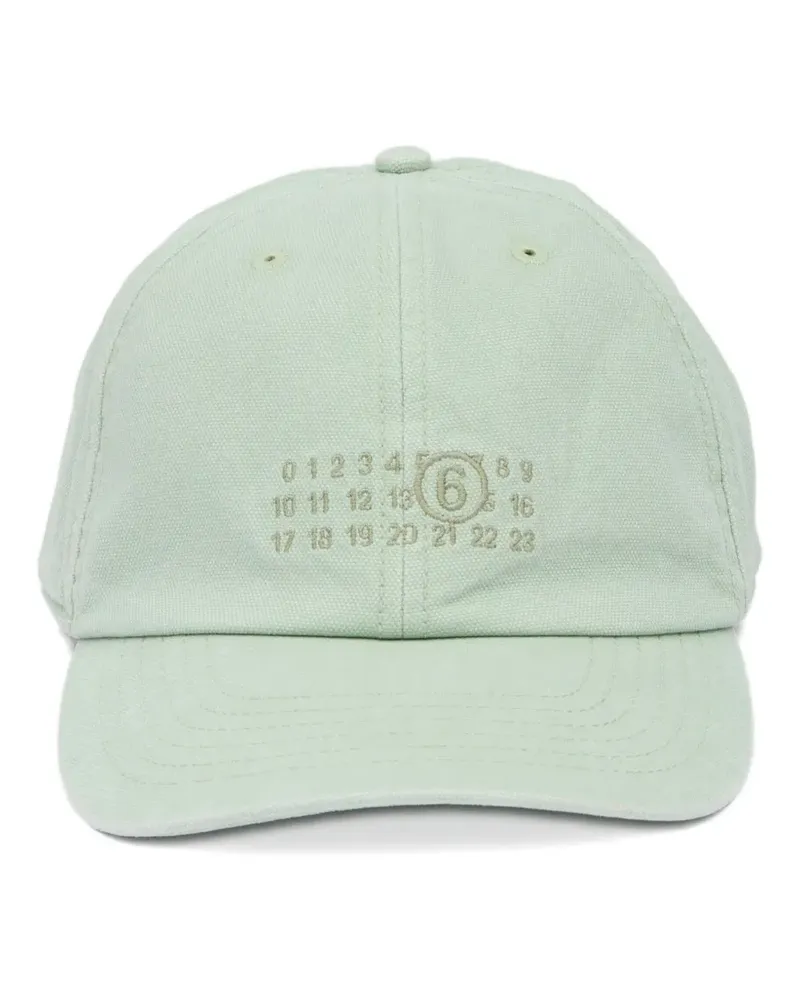 Maison Margiela Baseballkappe mit Stickerei - Grün Grün