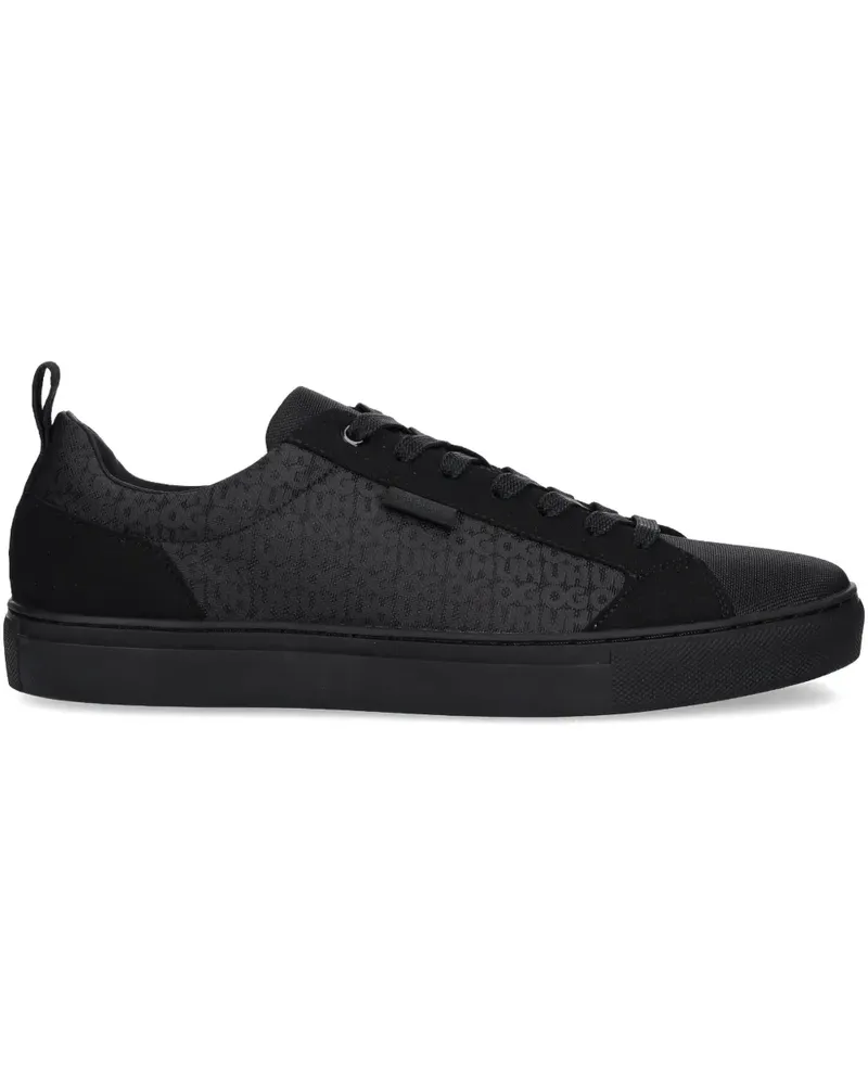 HUGO BOSS Sneakers mit Einsätzen - Schwarz Schwarz