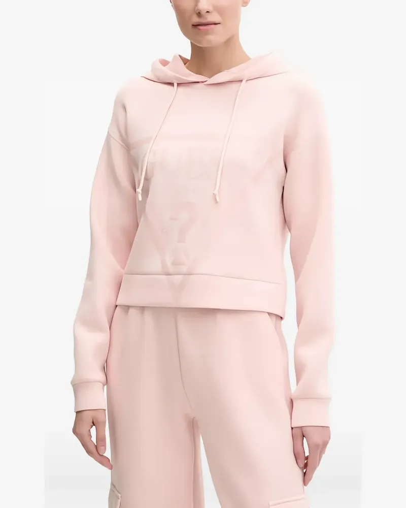 Guess logo hooded top - Rosa Rosa