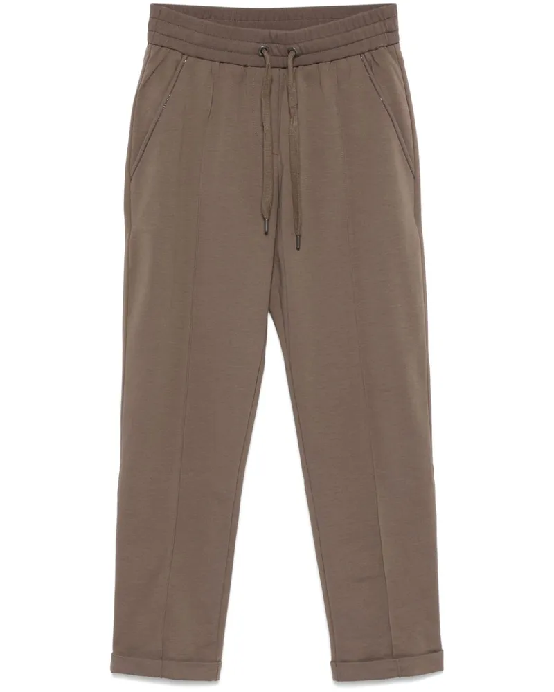 Brunello Cucinelli Hose mit paspelierter Naht - Braun Braun