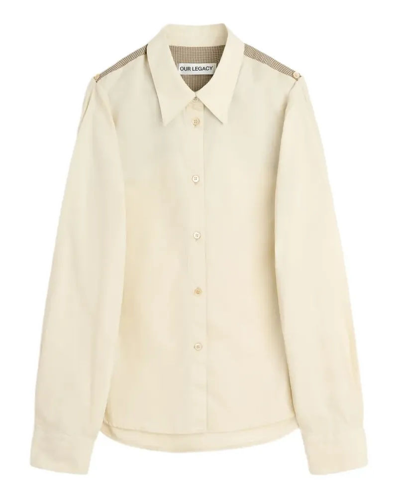 Our Legacy Split shirt - Nude Nude