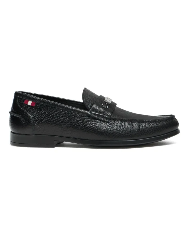 Bally Cronus grained leather loafers - Schwarz Schwarz