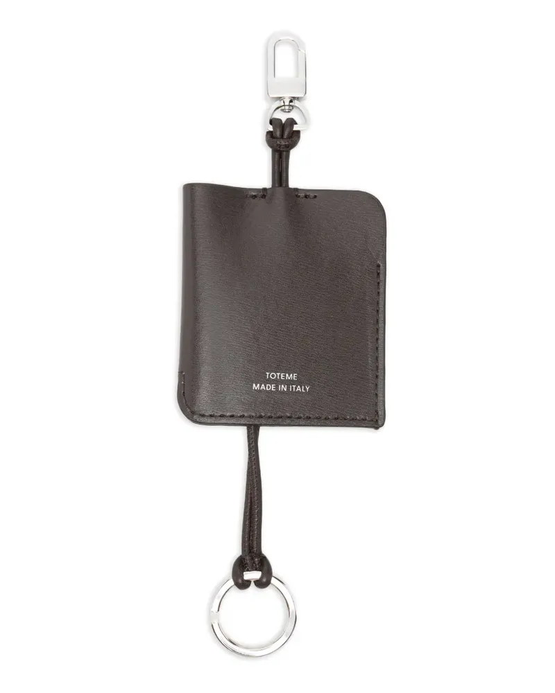 Totême Schlüsselanhänger aus Leder - Braun Braun