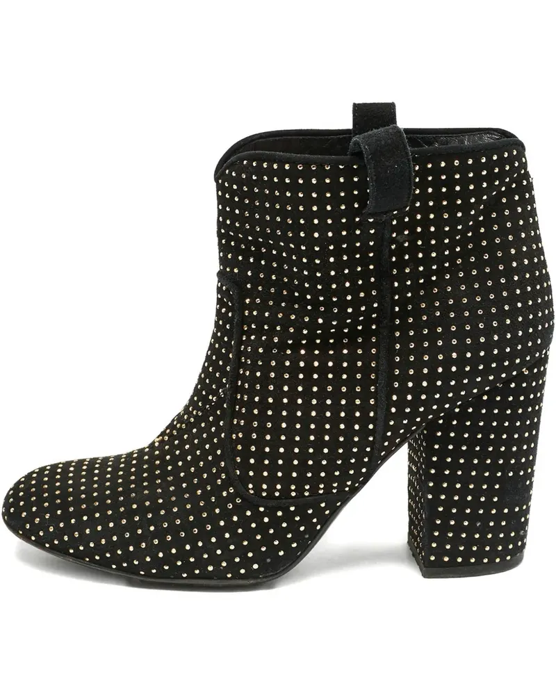 Laurence Dacade Pre-owned Stiefel mit Blockabsatz 95mm - Schwarz Schwarz