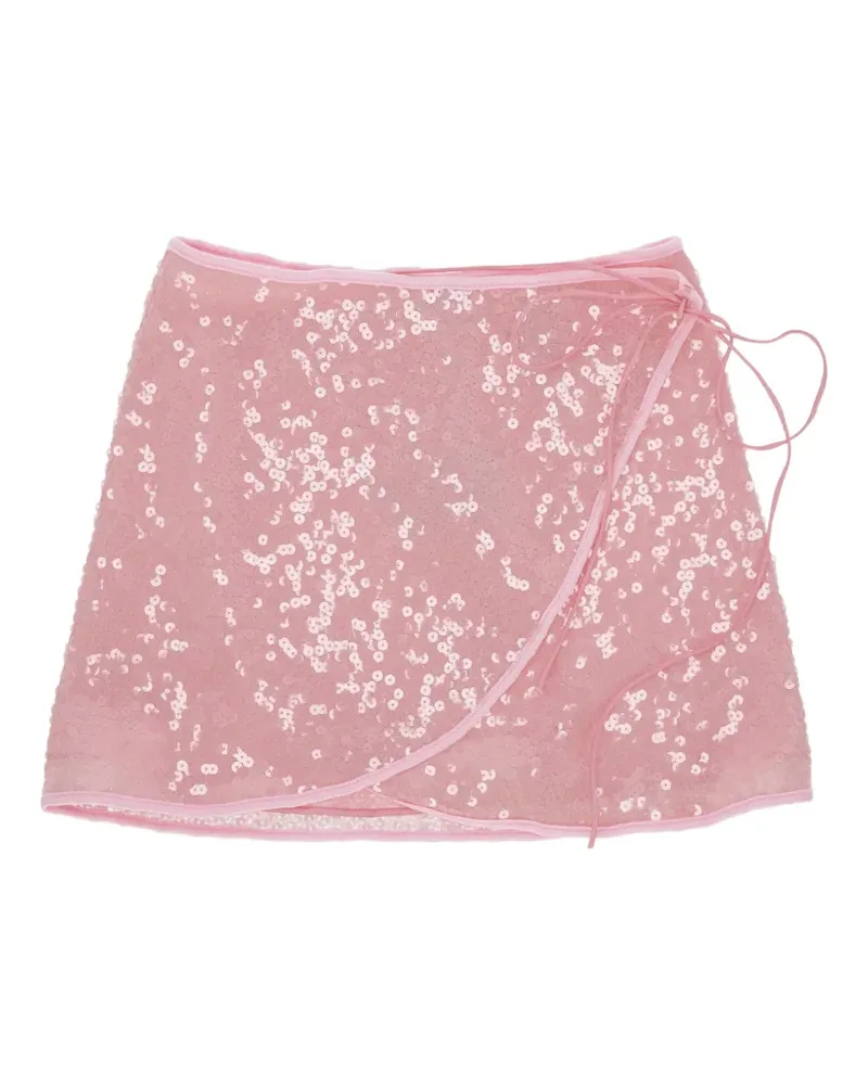 Oséree Wickelrock mit Pailletten - Rosa Rosa