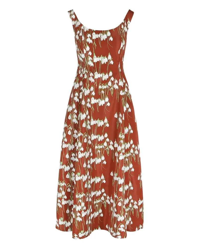 BERNADETTE Maudette Maxikleid - Rot Rot