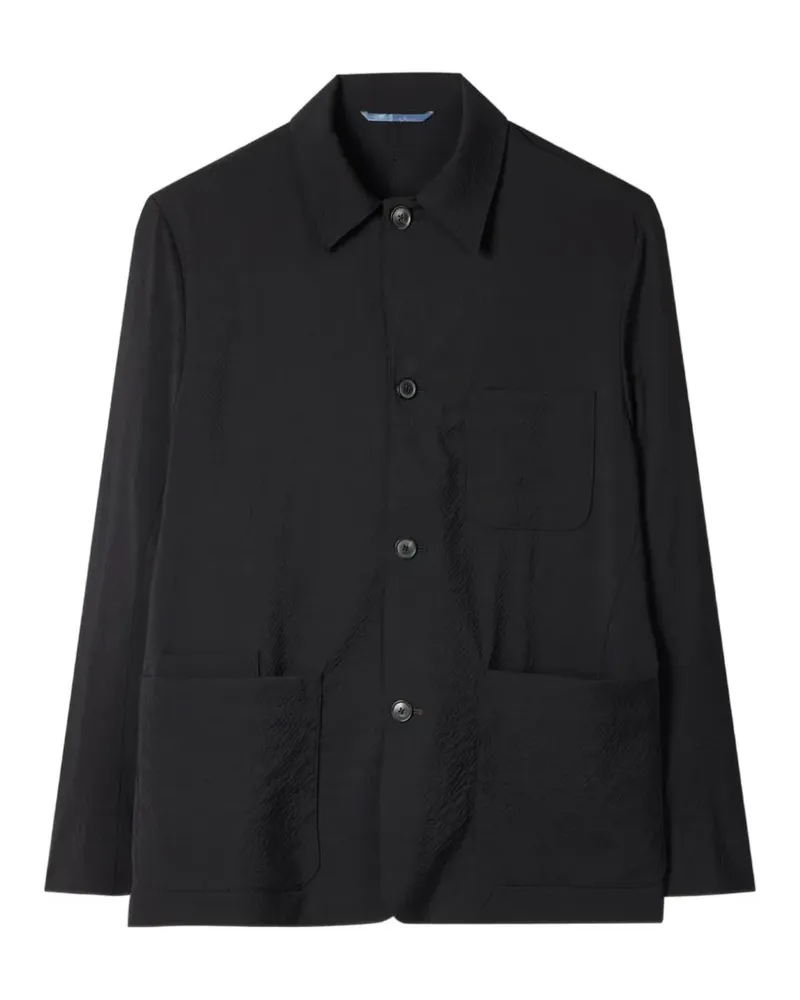 Paul Smith Jacke aus Wolle - Schwarz Schwarz