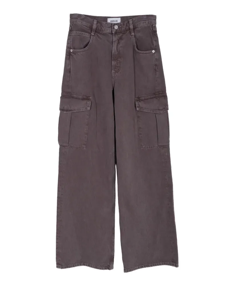 AGOLDE Minka Cargohose - Violett Violett