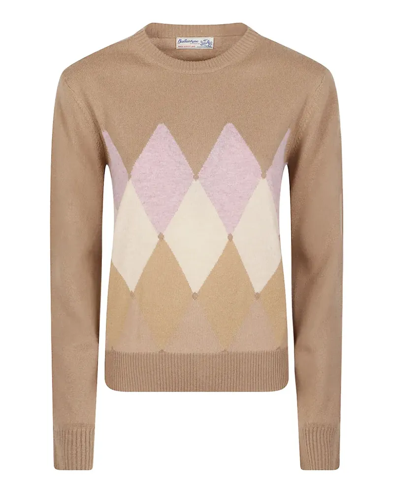 Ballantyne Argyle Pullover - Braun Braun
