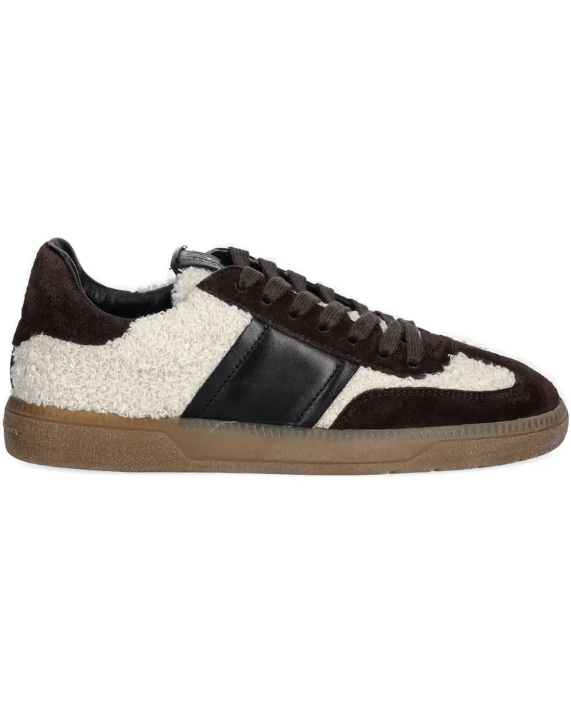 Kennel & Schmenger Sneakers mit Shearling-Einsatz - Braun Braun