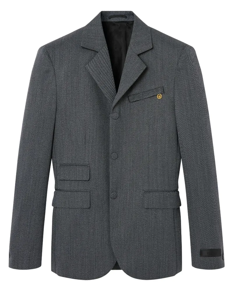 Versace Einreihiges Sakko - Grau Grau