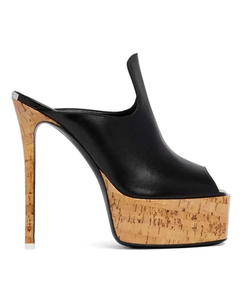 ATTICO Irmelin platform sandals - Schwarz Schwarz