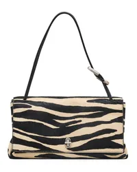 Marc Jacobs The Large Dual Tasche mit Zebra-Print Schwarz