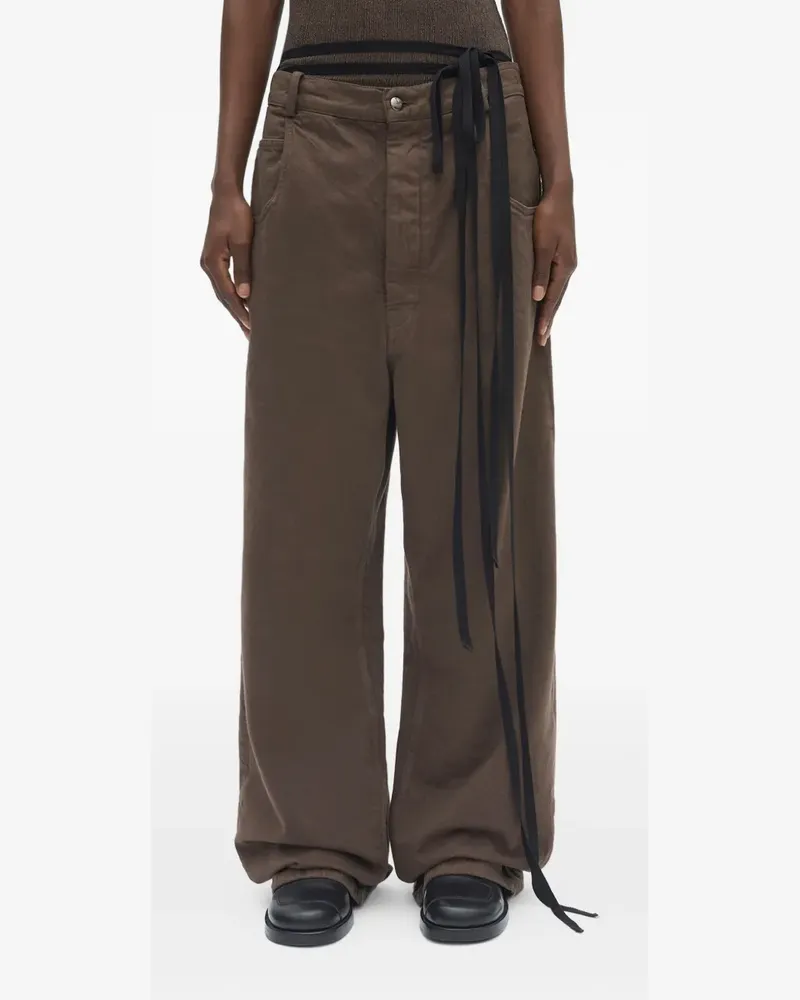 Ann Demeulemeester Polly 5 Pocket Jeans - Braun Braun