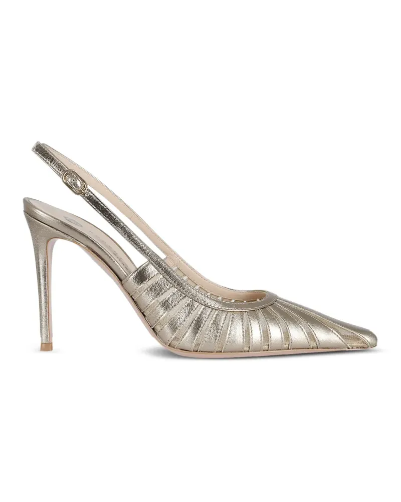 FESTA Milano Pumps im Metallic-Look - Gold Gold